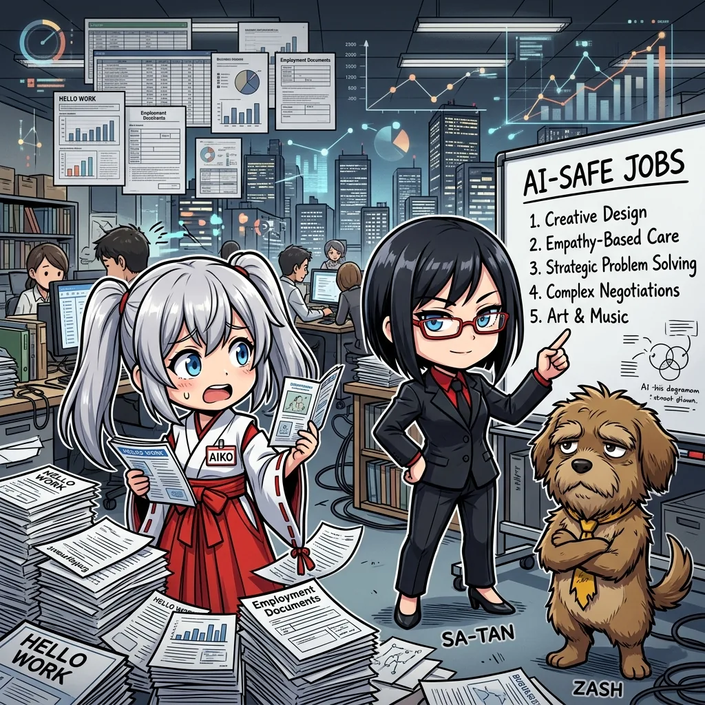 AI時代の雇用不安に「現実的な備え」をどう作るか？統計と制度議論から読む