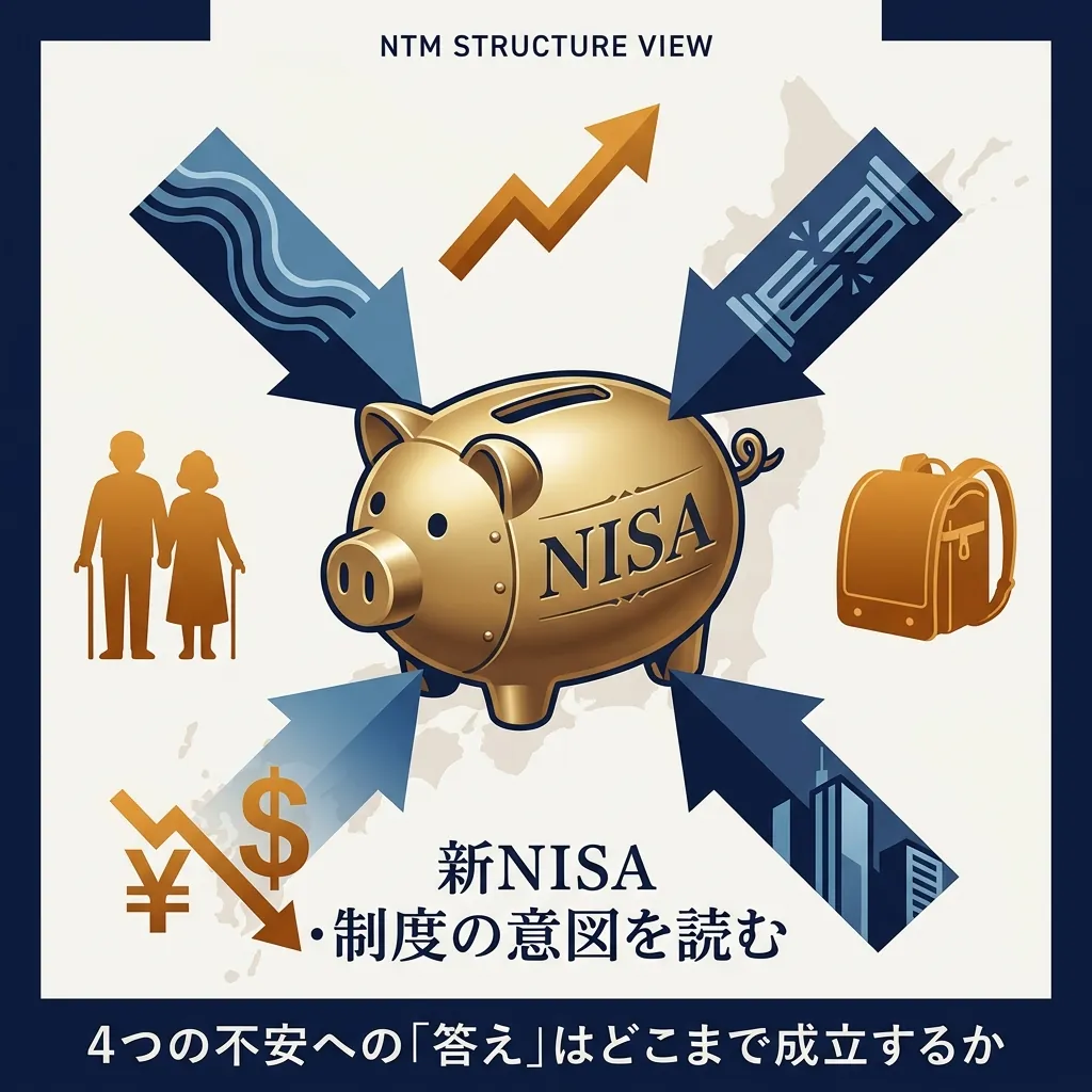 新NISA 制度の意図を読む — 老後・教育費・物価高・円安、4つの不安への『答え』はどこまで成立するか