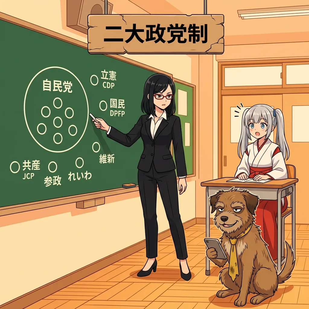 日本の二大政党制はなぜ根付かないのか — 自民党という『多党連立』の正体